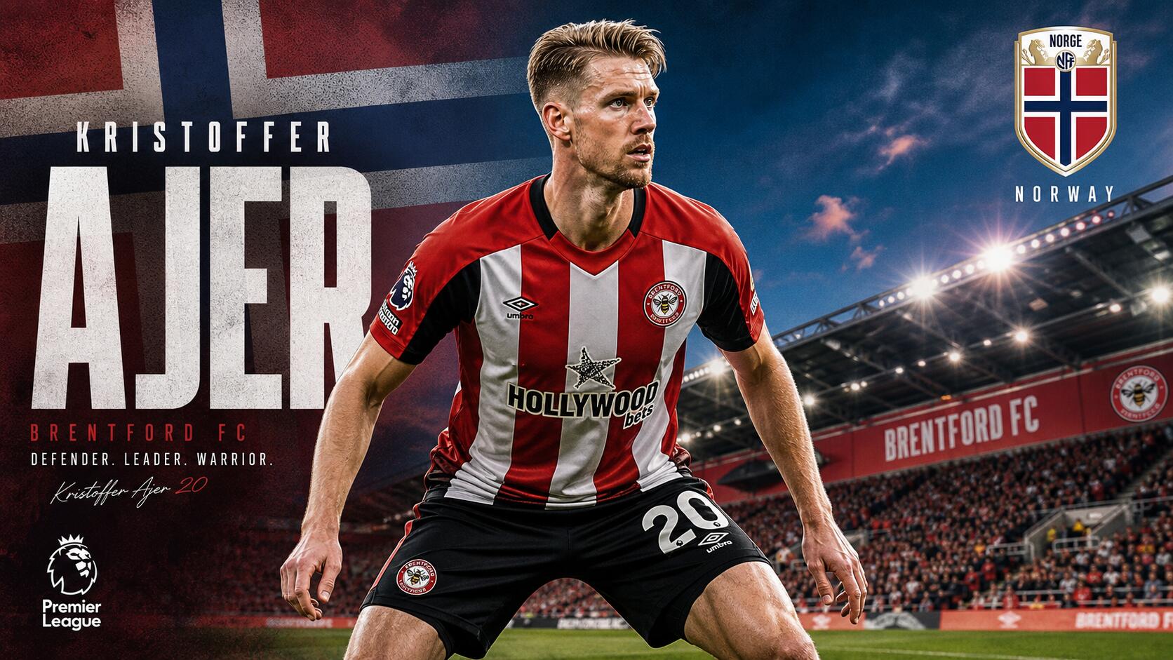 Kristoffer Ajer: Den moderne forsvarskjempen i Premier League og for Norge